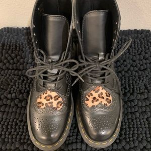 Dr Martens Bentley Heart Leopard Boot